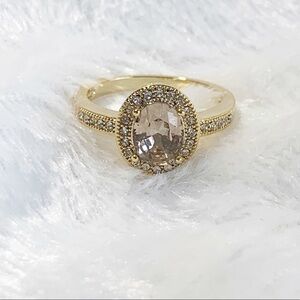 Charter club gold and champagne ring